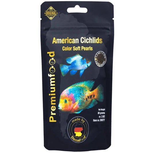 DISCUS FOOD American Cichlid Color Pearls Soft 80g DISCUS FOOD