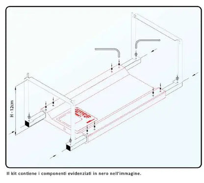 Hyperbar Edge holder adjustable Skylight